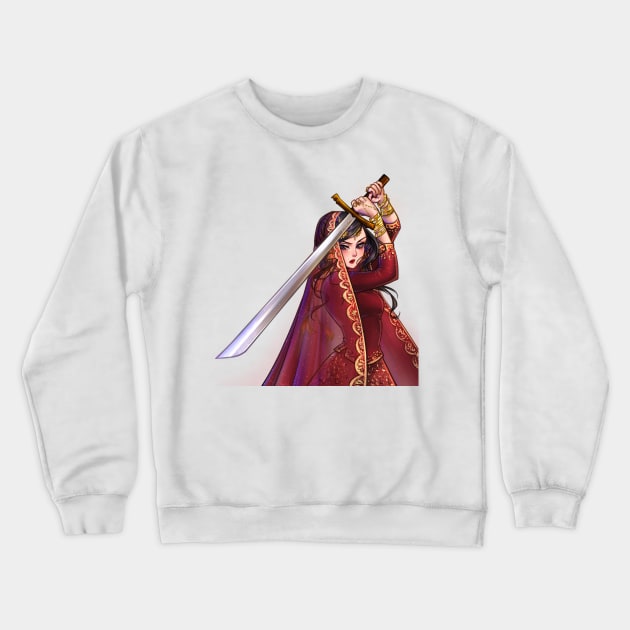 Piercing Beauty Crewneck Sweatshirt by Mari945